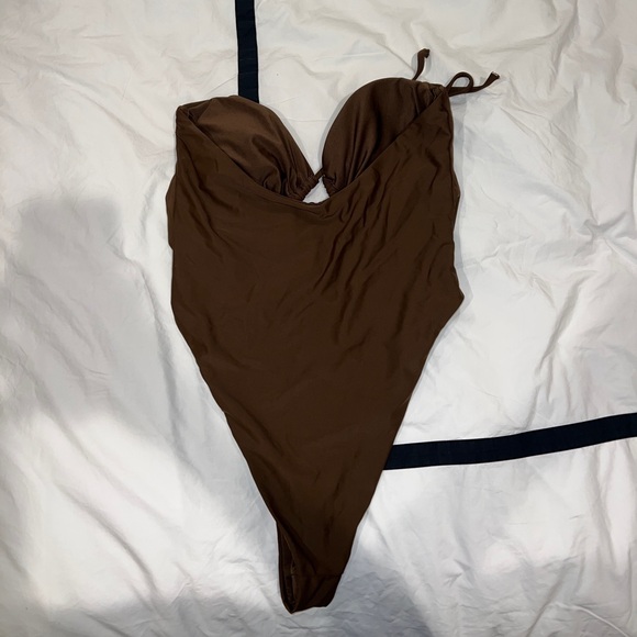 Princess Polly Fern One Piece Brown, Large - Picture 2 of 3